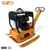 Compacteur d'asphalte robuste GZD C330T 13 CV à essence, plaque réversible pour travaux de fondation