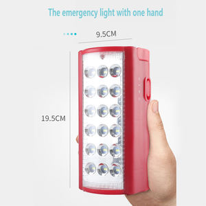 Teyoza-linterna portátil de emergencia, luz LED recargable Solar con panel solar - Product Image 1