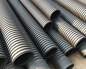 Tuyau ondulé double paroi en PEHD SN4 800 mm rond, longueur et couleur personnalisées, filets en plastique moulés, marque NETE - Product Image 6