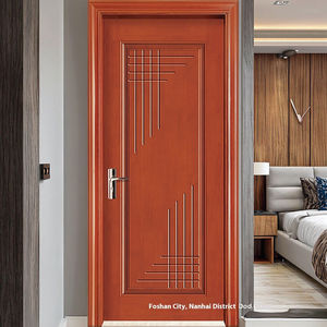 Puertas interiores de losa de madera maciza de estilo chino al por mayor de OEM y ODM para entrada interior, dormitorio, cocina, baño, nueva colección - Product Image 2