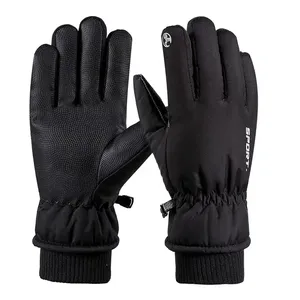 Gants de ski d'hiver de haute qualité Soccer Max Pro, épaissis, imperméables, protection contre le froid, doublure chaude, jacquard, logo personnalisé ABS - Product Image 1