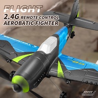 Avion RC en mousse 4DRC G8 avec stabilisateur gyroscopique 6 axes, planeur RTF, télécommande 2 canaux 2,4 GHz, décollage manuel, chasseur, hélicoptère