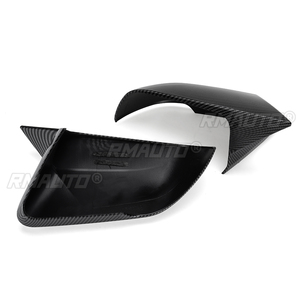Car Rearview Side <b>Mirror</b> Cover Wing Cap Exterior <b>Door</b> Rear View Case Trim Sticker for Ford for Mustang 2015 2016 2017-2021 - Product Image 4