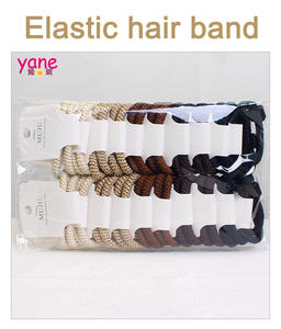 Sevimli çerez saç halat <span class=keywords><strong>2</strong></span> adet karde deri bantları kalınlaşmış yüksek elastikiyet örgülü saç bantları - Product Image 3