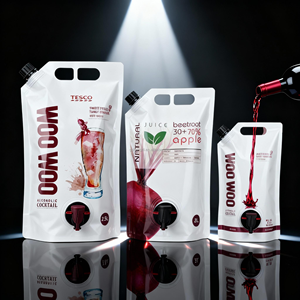 Bolsa laminada de plástico de aluminio aséptico de calidad alimentaria en caja <span class=keywords><strong>para</strong></span> <span class=keywords><strong>vino</strong></span>, agua, jugo, bolsa de embalaje en caja - Product Image 4