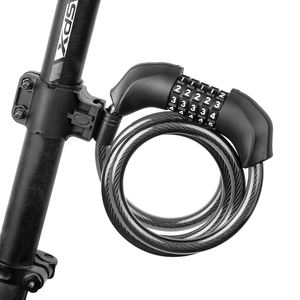 <span class=keywords><strong>Antivol</strong></span> de vélo léger et robuste avec noyau en acier tressé et gaine de protection colorée au toucher doux - Product Image 3