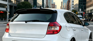Parti Auto in ABS, Spoiler Posteriore per Tetto e Bagagliaio per <span class=keywords><strong>BMW</strong></span> <span class=keywords><strong>Serie</strong></span> <span class=keywords><strong>1</strong></span> E81 <span class=keywords><strong>E87</strong></span> M Sport 2005-2011, Effetto Carbonio - Product Image 4