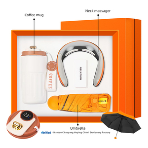 Corporate Promotional Business Gift Set Coffee Mug with Neck Massager for Doctors for Insurance Giveaways - Product Image 2