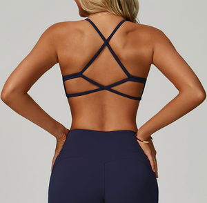 Hochwertige haut freundliche High Impact Sport-BH Butt Lift Fitness Dreiviertel-Shorts Workout Yoga-BH - Product Image 4