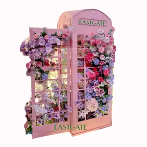 Cabina telefónica plegable de Londres para decoración de eventos y bodas