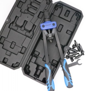 Naichi Manual <b>Riveting</b> <b>Nut</b> <b>Gun</b> 14 Inch M3 M10 Auto Repair Tool With 14 Pieces Socket Drive 1/4 In Hand Tool Set - Product Image 2