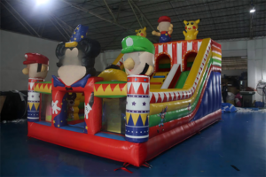 Offre Spéciale mario <span class=keywords><strong>maison</strong></span> <span class=keywords><strong>de</strong></span> rebond gonflable glisser et toboggan sauter châteaux à vendre jeux gonflables pour enfants toboggan gonflable - Product Image 3