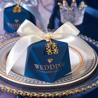 Boîte en papier personnalisée pour cadeaux de mariage, emballage de friandises à emporter, emballage de chocolats, boîtes à macarons, boîtes à cupcakes