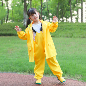 Impermeable de Doble <span class=keywords><strong>Capa</strong></span> Estilo Asiático Anji, Talla XL, Poncho Impermeable para Niños y Niñas, con Logotipo en Relieve, Ropa de Lluvia para Viajes - Product Image 2