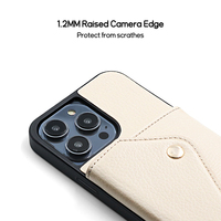 Étui de téléphone à bandoulière de production en usine étui de téléphone à bandoulière en cuir et pochette étui de téléphone en cuir personnalisé