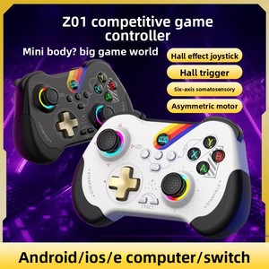 Wireless BT Game <strong>Controller</strong> with RGB Lights Two Hall Effect Joysticks and <strong>Double</strong> Vibration Supports Motion Sensing for Switch - Product Image 3