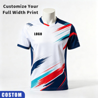 T-shirt de sport 100 % polyester, imprimé intégral, pour course à pied, marathon, Dry Fit, personnalisable par sublimation
