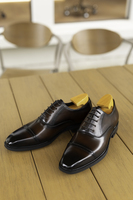 Chaussures Oxford Brogue en cuir pleine fleur polies à la main, antidérapantes, pour mariage et affaires, vente en gros OEM