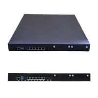 Intel 6e/7e/8e génération Core I7/i5/i3 1U Serveur réseau monté en rack 6*2.5G Ports LAN 8*10G SFP + PfSense Stock