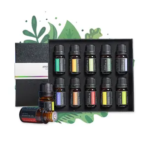 Lavendel Essentiële Olie Set 6/10 Ml 100% Natuurlijke Biologische Essentiële Olie Set Veilig Voor Diffusers Massage Aromatherapie Kaars