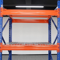 Étagère de stockage en acier robuste, rayonnage à palettes en acier Q235B, rayonnage sélectif pour entrepôts industriels