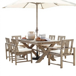 Modern Design Outdoor Furniture Garden Set Waterproof <b>Wood</b> Material Vietnam Origin 3 Years Warranty with OEM ODM Service - Product Image 1