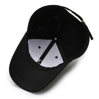 Gorra de Béisbol Unisex de Lujo Coreana Bordada de 6 Paneles con Hebilla Metálica Ajustable, de Algodón y Poliéster, con Patrón, para Primavera/Verano