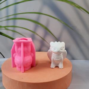 Moldes de fundición de resina ecológicos hechos a mano, estilo Ins de moda, DIY adornos decorativos, Material de PC, molde de dragón de silicona A9009 - Product Image 6