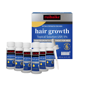 Özel etiket gelişmiş % bitkisel formüllü biyotin saç büyütme serumu daha hızlı büyümeyi ve kırılmanın azalmasını teşvik eder - Product Image 5