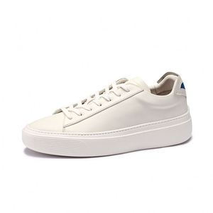 Custom Spring Summer Season White Walking Style Shoes Chunky Sole Leisure Sneakers for Men Casual and Office - Product Image 1