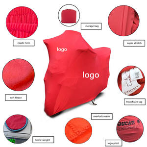 Housse <span class=keywords><strong>de</strong></span> Protection <span class=keywords><strong>Moto</strong></span> Élastique Anti-Poussière pour <span class=keywords><strong>Garage</strong></span> avec Logo Personnalisé et Sac <span class=keywords><strong>de</strong></span> Rangement - Product Image 3