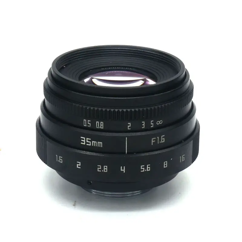 2021 prezzo basso APS-C 35mm F1.6-16 obiettivo della fotocamera per Canon SONY <span class=keywords><strong>NIKON</strong></span> Olympus Fujitsu