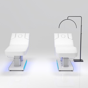 Nueva Camilla <span class=keywords><strong>El</strong></span>éctrica para Salones de Belleza con 4 Motores, con Función de Calor para Cuidado Facial, Tatuajes, Pestañas y Masajes - Product Image 6
