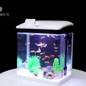 Woonkamer salontafel blad landschapsarchitectuur <span class=keywords><strong>aquarium</strong></span> mini viskom helder tafel <span class=keywords><strong>aquarium</strong></span> - Product Image 1