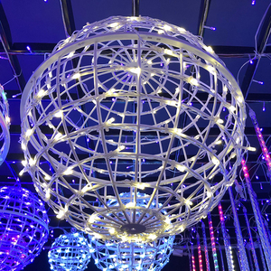 शॉपिंग मॉल के पेड़ के लिए इनडोर आउटडोर लार्ज बॉल लाइट्स की रोशनी - Product Image 2