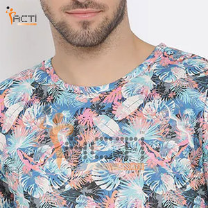 Cuello Redondo Mejor Precio Sublimación Camisetas Último Diseño Logotipo Personalizado Hombres Sublimación Camiseta - Product Image 5