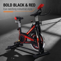 Vélo de spinning professionnel à résistance infinie pour la musculation en intérieur, idéal pour la maison et les personnes corpulentes
