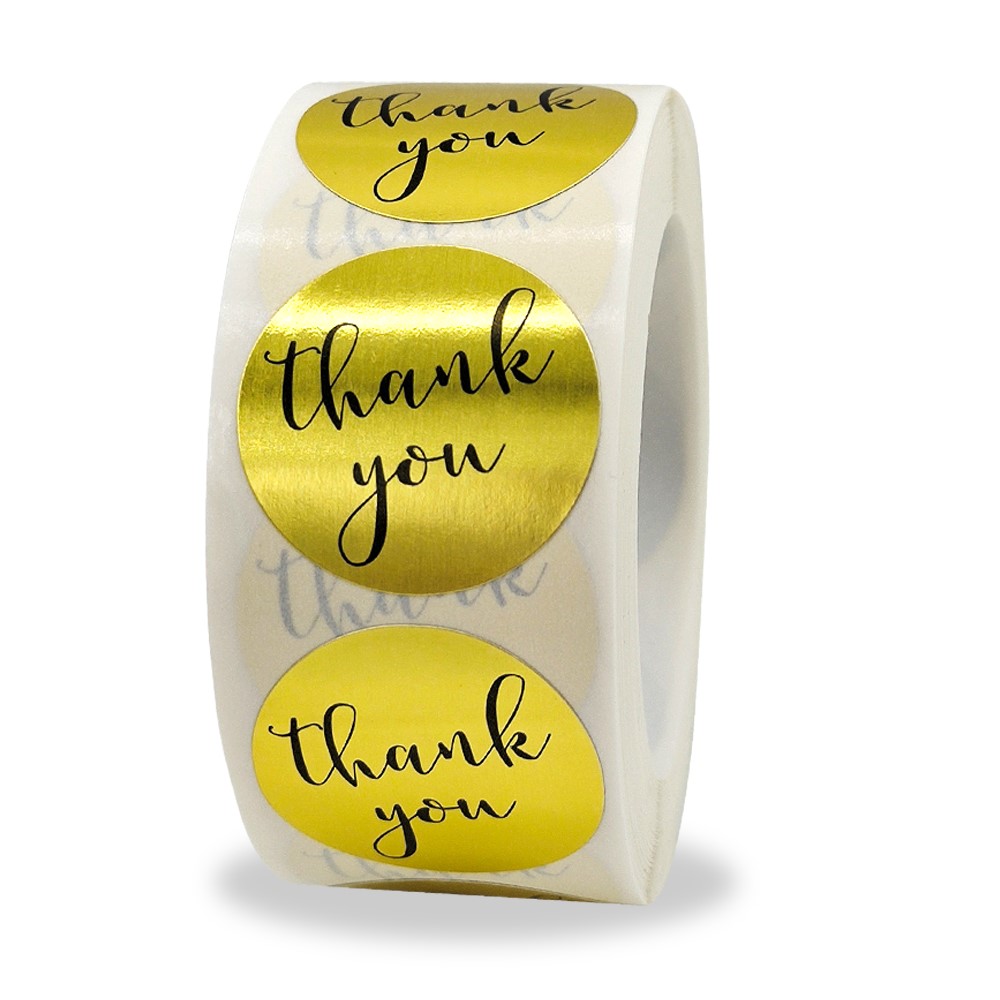 Custom Brand Tag Labels Sleeve Packaging Labels 1 Inch Coated Paper Strong Adhesive Stickers for Candle Craft Photo Frame Use
