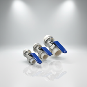 Robinet à bille manuel en laiton à double raccordement à chaud pour eau, grande capacité, marque <span class=keywords><strong>Siho</strong></span>, diamètre de tuyau max. 4 po, garantie 3 ans, connexion PPR - Product Image 2