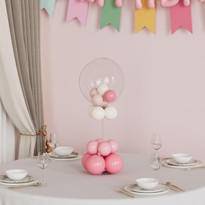 Support de table en acrylique transparent sur mesure pour bâtonnets de ballons avec base, présentoir de magasin pour décoration de fête - Vente en gros - Product Image 6