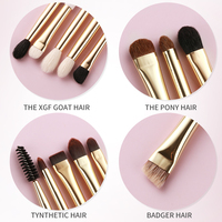 Kit complet de pinceaux de maquillage pour le visage, pinceaux de qualité supérieure pour poudre, blush, contour, surligneur, fond de teint, ensemble de maquillage multifonctionnel pour la beauté du visage