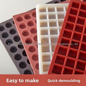 Moules carrés personnalisés pour friandises pour animaux de compagnie, en silicone de qualité alimentaire, pour blocs de yaourt lyophilisé, pâtes, fruits, thé, modèle TGM - Product Image 4