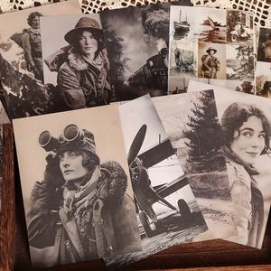 JAI IMAN 32 papiers et 36 autocollants Vintage Photos de voyageurs DIY Scrapbook Paper Kit <span class=keywords><strong>Ephemera</strong></span> Keepsake Cards - Product Image 5
