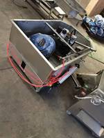 Pinda Cooling Winkelwagen Machine Om Cool Hot Noten Na Roosteren