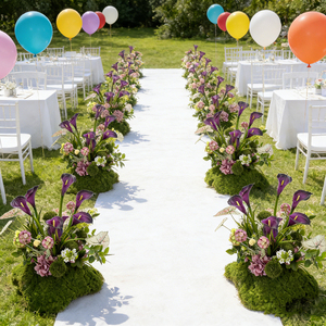 DKB Centro de Mesa con Bola de Flores Artificiales de Seda Realista para Bodas y San Valentín - Product Image 1