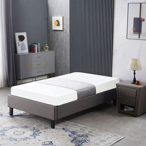 Lits rembourrés, meubles de chambre à coucher modernes, lit king-size pas cher, lit plateforme moderne, cadre de lit rembourré en lin - Product Image 2