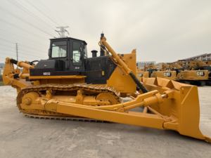 Bouteur sur chenilles d'occasion Shantui SD32 de haute qualité, modèle 2022, capacité de nivellement de 10 m, excellent état, moteur inclus, en stock à vendre - Product Image 3