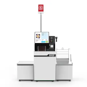 terminale di pagamento automatico macchine selfservice checkout attrezzature supermercato auto verifica di pagamento