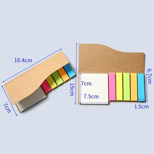 Sy598 Blocs-notes adhésifs promotionnels pas chers aux couleurs vives, plusieurs tailles, avec logo personnalisé - Product Image 6