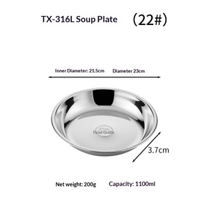 Ensemble <span class=keywords><strong>de</strong></span> bols mélangeurs en acier inoxydable 316, finition miroir, bord perlé, fond plat, emboîtables, ronds, qualité alimentaire, pour préparation culinaire - Product Image 6
